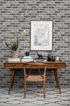 Load image into Gallery viewer, WASHED BRICK PEEL AND STICK WALLPAPER