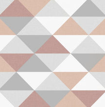 Load image into Gallery viewer, MOD TRIANGLES PEEL AND STICK WALLPAPER