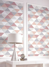 Load image into Gallery viewer, MOD TRIANGLES PEEL AND STICK WALLPAPER