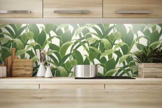 Banana Groves - Green & White