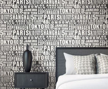 Load image into Gallery viewer, AROUND THE WORLD PEEL AND STICK WALLPAPER