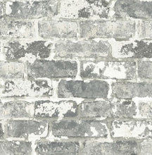 Load image into Gallery viewer, WEATHERED BRICK PEEL AND STICK WALLPAPER