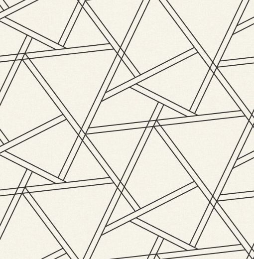 Railroad Geometric - Pearl Shimmer & Ebony