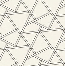 Load image into Gallery viewer, RAILROAD GEOMETRIC PEEL AND STICK WALLPAPER