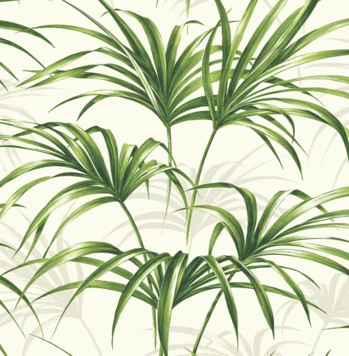 Tropical Palm Leaf - Coastal Blue