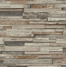 Load image into Gallery viewer, RECLAIMED WOOD PLANK PEEL AND STICK WALLPAPER