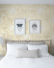 Load image into Gallery viewer, LOTUS FLORAL PEEL AND STICK WALLPAPER