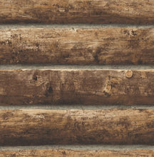 Load image into Gallery viewer, LOG CABIN PEEL AND STICK WALLPAPER