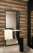 Load image into Gallery viewer, LOG CABIN PEEL AND STICK WALLPAPER