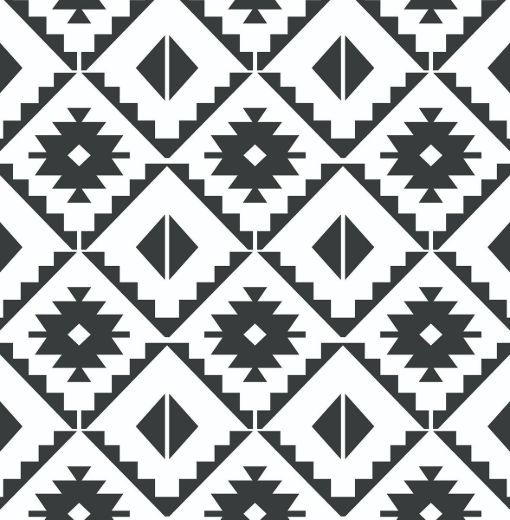 Southwest Tile - Black