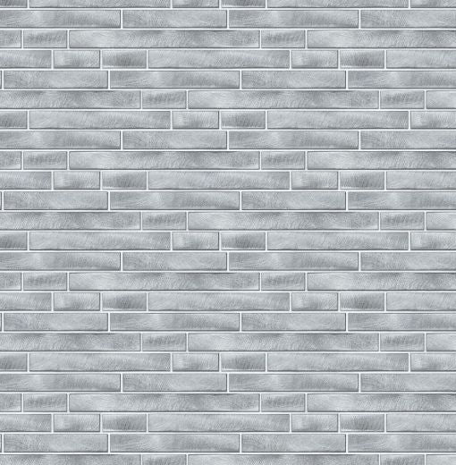 Brushed Metal Tile - Denim Blue