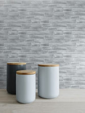 Load image into Gallery viewer, BRUSHED METAL TILE PEEL AND STICK WALLPAPER