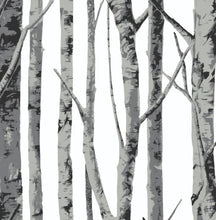 Load image into Gallery viewer, BIRCH TREE PEEL AND STICK WALLPAPER
