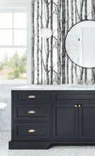 Load image into Gallery viewer, BIRCH TREE PEEL AND STICK WALLPAPER