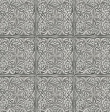 Load image into Gallery viewer, FAUX EMBOSSED TILE PEEL AND STICK WALLPAPER