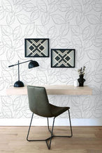 Load image into Gallery viewer, TOSSED LEAVES PEEL AND STICK WALLPAPER