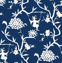 Load image into Gallery viewer, CHINOISERIE SILHOUETTE PEEL AND STICK WALLPAPER