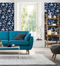 Load image into Gallery viewer, CHINOISERIE SILHOUETTE PEEL AND STICK WALLPAPER