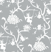 Load image into Gallery viewer, CHINOISERIE SILHOUETTE PEEL AND STICK WALLPAPER