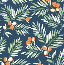 Load image into Gallery viewer, CITRUS BRANCH PEEL AND STICK WALLPAPER