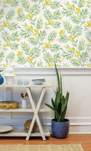 Load image into Gallery viewer, CITRUS BRANCH PEEL AND STICK WALLPAPER