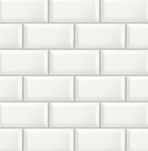 Load image into Gallery viewer, RETRO SUBWAY TILE PEEL AND STICK WALLPAPER