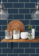Load image into Gallery viewer, RETRO SUBWAY TILE PEEL AND STICK WALLPAPER