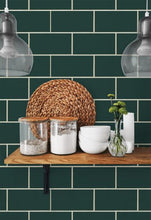 Load image into Gallery viewer, RETRO SUBWAY TILE PEEL AND STICK WALLPAPER