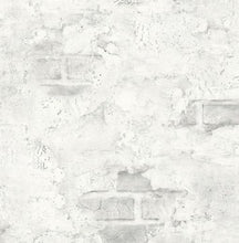 Load image into Gallery viewer, STUCCOED BRICK PEEL AND STICK WALLPAPER