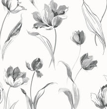 Load image into Gallery viewer, TULIP TOSS PEEL AND STICK WALLPAPER