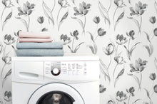 Load image into Gallery viewer, TULIP TOSS PEEL AND STICK WALLPAPER