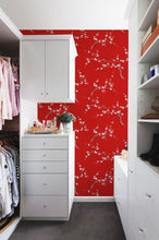 Load image into Gallery viewer, CHERRY BLOSSOM FLORAL PEEL AND STICK WALLPAPER