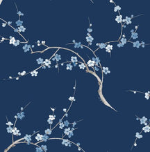 Load image into Gallery viewer, CHERRY BLOSSOM FLORAL PEEL AND STICK WALLPAPER