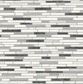 Faux Mosaic Strip Tile - Metallic Pearl & Gray