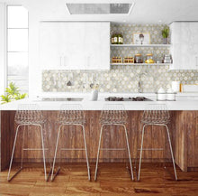 Load image into Gallery viewer, INLAY HEXAGON PEEL AND STICK WALLPAPER