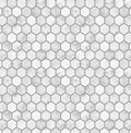 Marble Hexagon - Carrara & Wrought Iron