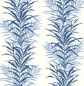 Leaf Stripe - Carolina Blue
