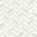 Chevron Marble Tile - Metallic Gold & Pearl Gray