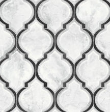 Load image into Gallery viewer, MARBLED OGEE PEEL AND STICK WALLPAPER