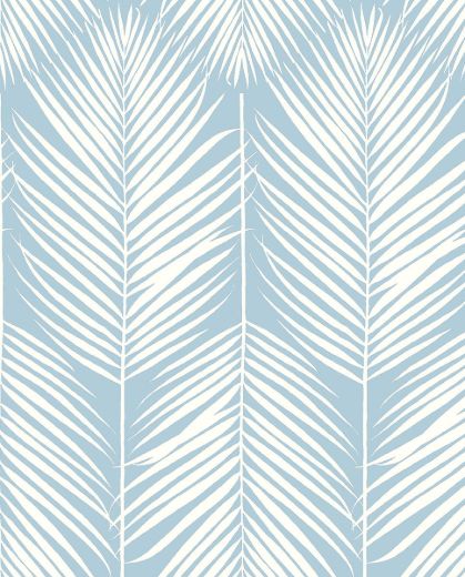 Palm Silhouette - Hampton Blue