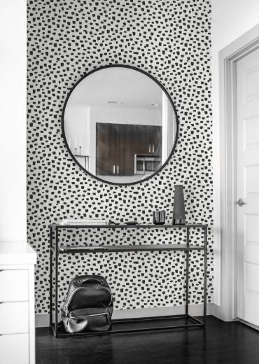 Speckled Dot - Black & White