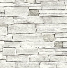 Load image into Gallery viewer, STACKED STONE PEEL AND STICK WALLPAPER
