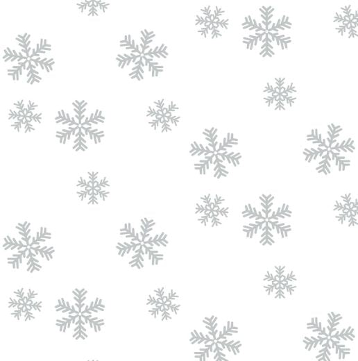 SNOWFLAKES PEEL AND STICK WALLPAPER