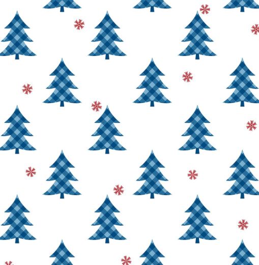 PLAID PINES PEEL AND STICK WALLPAPER