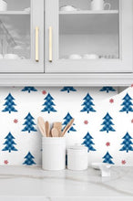 Load image into Gallery viewer, PLAID PINES PEEL AND STICK WALLPAPER