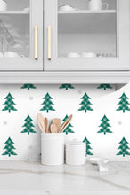 Load image into Gallery viewer, PLAID PINES PEEL AND STICK WALLPAPER