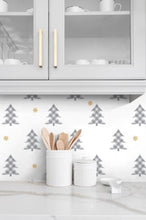 Load image into Gallery viewer, PLAID PINES PEEL AND STICK WALLPAPER