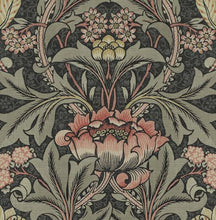 Load image into Gallery viewer, ACANTHUS FLORAL PEEL AND STICK WALLPAPER