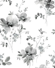 Load image into Gallery viewer, WATERCOLOR WINDFLOWER PEEL AND STICK WALLPAPER