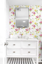 Load image into Gallery viewer, WATERCOLOR WINDFLOWER PEEL AND STICK WALLPAPER